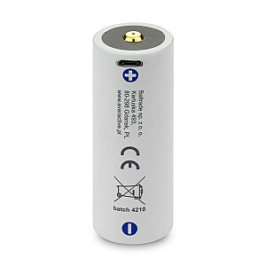 Baterija 26650 3.7V Li-ion 5200mAh micro USB 