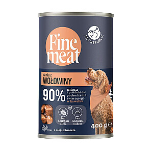 PET REPUBLIC Fine Meat Jautienos patiekalas - šlapias maistas šunims - 400g