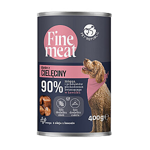 PET REPUBLIC Fine Meat veršienos patiekalas - šlapias maistas šunims - 400g