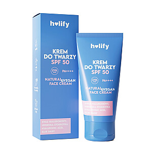 HOLIFY hialurono kremas veidui SPF50 50ml