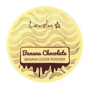 LOVELY Banana Chocolate biri pudra Bananų ir šokolado biri pudra veidui 8 g