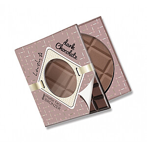 LOVELY Dark Chocolate Deep Matte Face Bronzer Шоколадная матовая бронзирующая пудра для лица и тела 9г