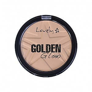 LOVELY Golden Glow natūrali hipoalerginė pudra 2 15g