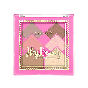 LOVELY Hey Beauty Eyeshadow Palette daugiafunkcinė veido makiažo paletė 