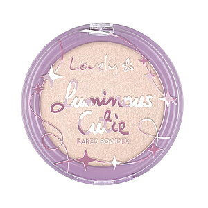 LOVELY Luminous Cutie Baked Powder осветляющая пудра для лица 5г