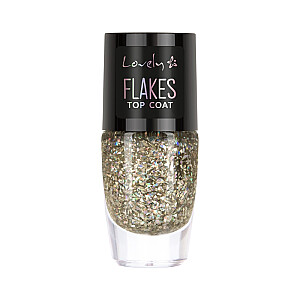 Лак для ногтей LOVELY Top Coat Flakes 1 8 мл