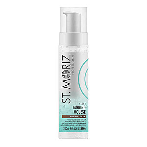 ST.MORIZ Professional Tanning Mousse bespalviai savaiminio įdegio putosiai Vidutinio tamsumo 200ml