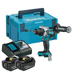 MAKITA. ATSUKTUVAS IŠVYKITE. 18 V 130/65 Nm 2x5,0 Ah DHP486RTJ