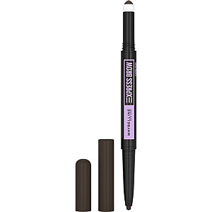 MAYBELLINE Express Brow Satin Duo antakių pieštukas 05 juodai rudas 0,71 g