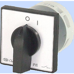 Electromet Cam jungiklis 0-1 1P 12A IP65 Arc E12-52 su plokšte (921252)