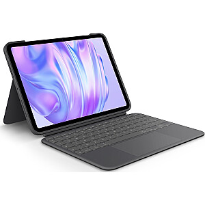 „Logitech“ klaviatūros dėklas, skirtas iPad Pro 13 colių M4 Combo Touch, pilkas (920-012833)