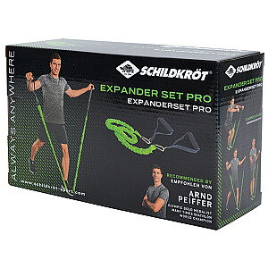 Schildkröt Fitness Expander Set Pro pakabos treniruoklis juodas, žalias 960074