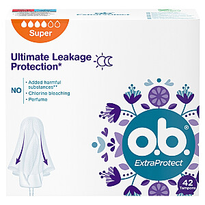 APIE. ExtraProtect Super tamponai 42 vnt.