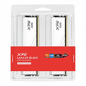 XPG Lancer Blade DDR5 6000 atmintis 32 GB 2x16 CL30 RGB balta 