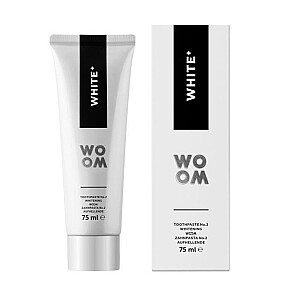 WOOM White+ отбеливающая зубная паста освежающая дыхание 75мл