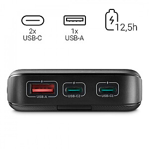 Maitinimo šaltinis PD 20000 mAh antracitas 