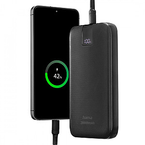 Maitinimo šaltinis PD 20000 mAh antracitas 