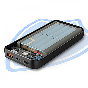 Maitinimo šaltinis PD 20000 mAh antracitas 