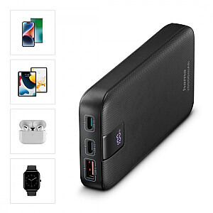 Maitinimo šaltinis PD 20000 mAh antracitas 