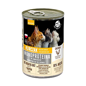 PET REPUBLIC Monoprotein Курица в соусе - влажный корм для кошек - 400г