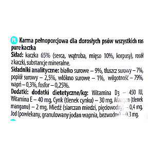 Dolina Noteci Premium Pure Duck - Šlapias maistas šunims 400 g