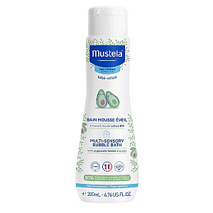 MUSTELA Multi-Sensory Bubble Bath жидкость для мытья детей и младенцев 200мл