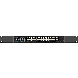 Коммутатор 24X 100 МБ POE+ /2x COMBO 250 Вт RSFE-24P-2C-250 