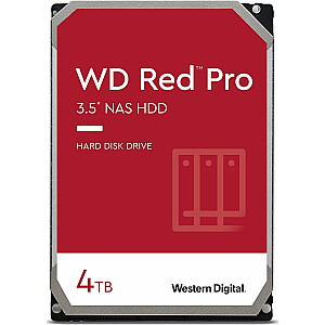 WD Red Pro 4TB 3,5" SATA III (6Gb/s) serverio diskas (WD4005FFBX)