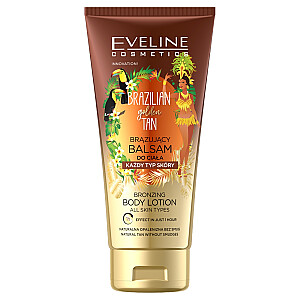 EVELINE Braziliškas kūno losjonas su bronziniu efektu Golden Tan 150ml