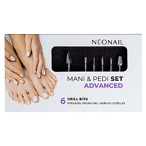 NEONAIL SET Усовершенствованные фрезы 6 шт.