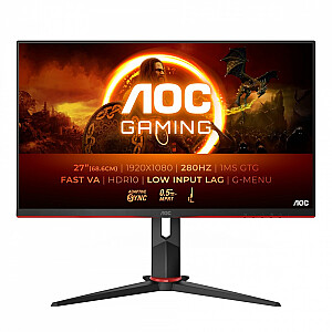 Monitorius 27G2ZN3 27 gabaritų Fast VA 280 Hz HDMIx2 DP Pivot