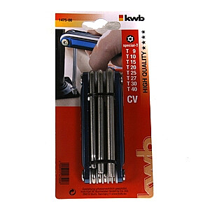 Набор ключей TORX Т9-Т40 8 шт. 147500