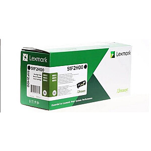 Картридж с тонером Lexmark 512H 1 шт. Оригинальный черный