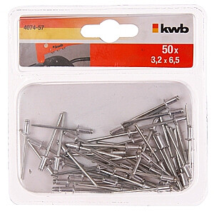 Knyez kompl. 3,2x6,5mm 50 vnt. 407457