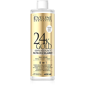 EVELINE 24k Gold micelinis skystis 5in1 400ml