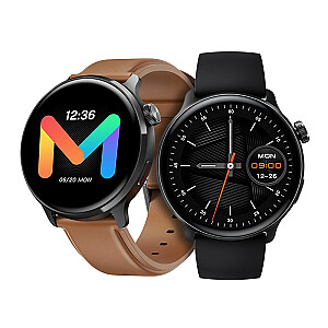 Juodos spalvos išmanusis laikrodis „Mibro Watch Lite 2“.