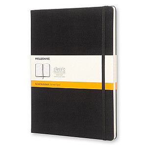 Блокнот Moleskine Classic 19x25см, с подкладкой, твердая обложка, черный