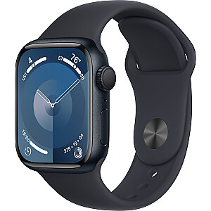 Išmanusis laikrodis Apple Watch 9 41 mm su GPS Midnight Alu Sport S/M, tamsiai mėlynas (MR8W3QP/A)