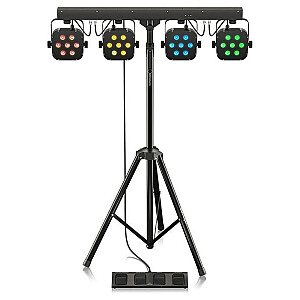 Behringer STAGE TRI LED BUNDLE ST1 rinkinys 4xLEDPAR su valdikliu + trikoju