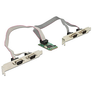 Delock MiniPCIe I/O PCIe полноразмерный 4 x