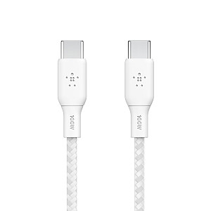 BELKIN PINTAS USB-C/USB-C kabelis PALAIKIA GREITĄ ĮKROVIMĄ