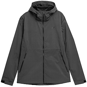 Vyriška softshell striukė 4F M043 tamsiai pilka 4FSS23TSOFM043 23S