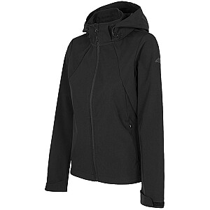 Moteriška 4F softshell striukė tamsiai juoda H4Z22 SFD001 20S