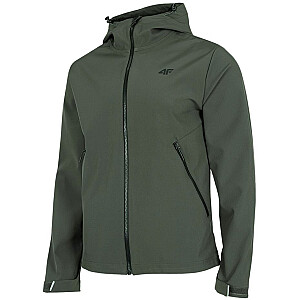 Vyriška 4F softshell striukė alyvuogių spalvos H4Z22 SFM001 44S