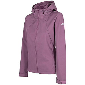 Moteriška 4F softshell striukė šviesiai violetinė H4Z22 SFD001 52S