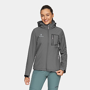 Moteriška Softshell striukė Alpine Bergamo grafitas BR18186