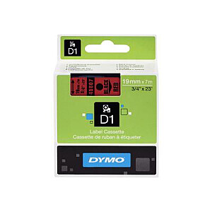 Dymo Schriftband 45807 Red Black (S0720870)