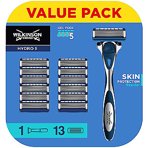 WILKINSON Sword Men Hydro5 Skin Protection reguliariai keičiami skutimosi peiliukai 12 vnt.