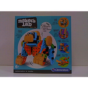 „Clementoni Maker's Lab Funny Animals 50326“ kūrybinis rinkinys