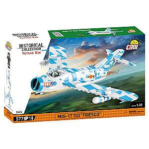 COBI 2424 istorinė kolekcija Vietnamo karas Vietnamo karas MiG-17 NATO kodas "Freta" 577 plytos